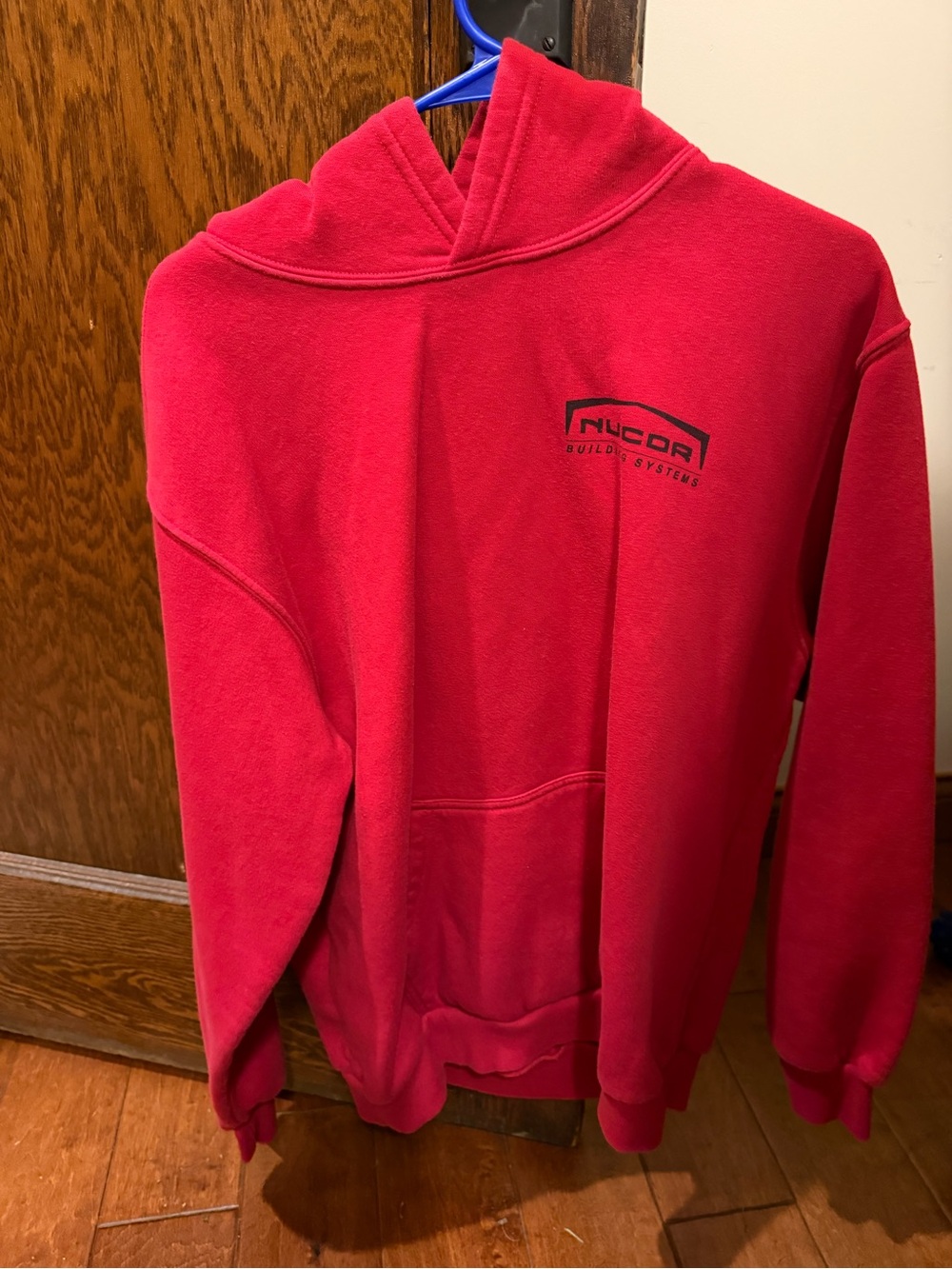 Nucor Red Logo Hoodie